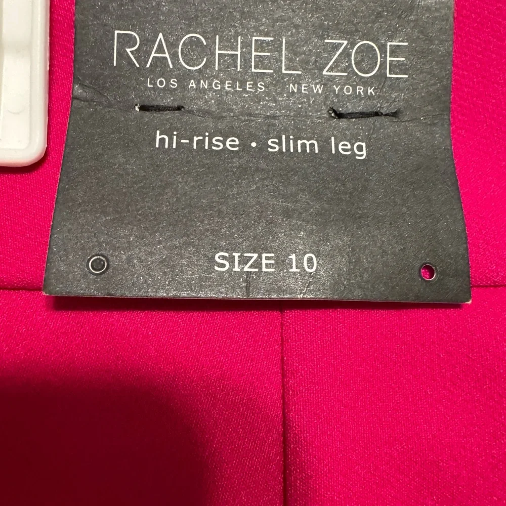 Rachel Zoe Fuchsia Straight Leg Pants - Picture 3 of 3